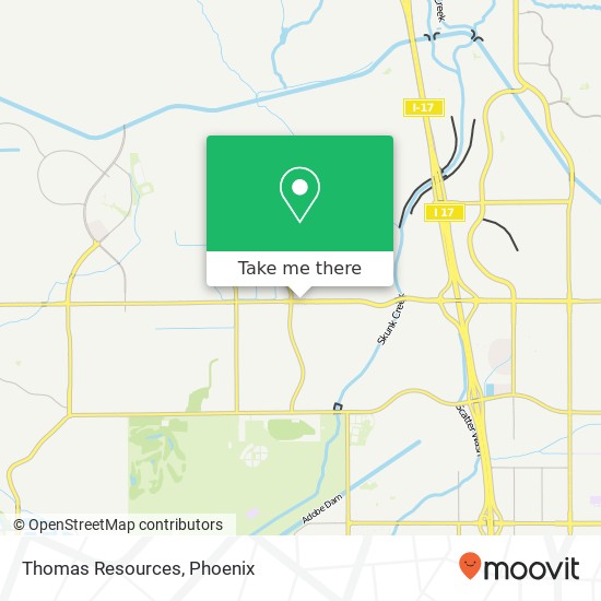 Mapa de Thomas Resources