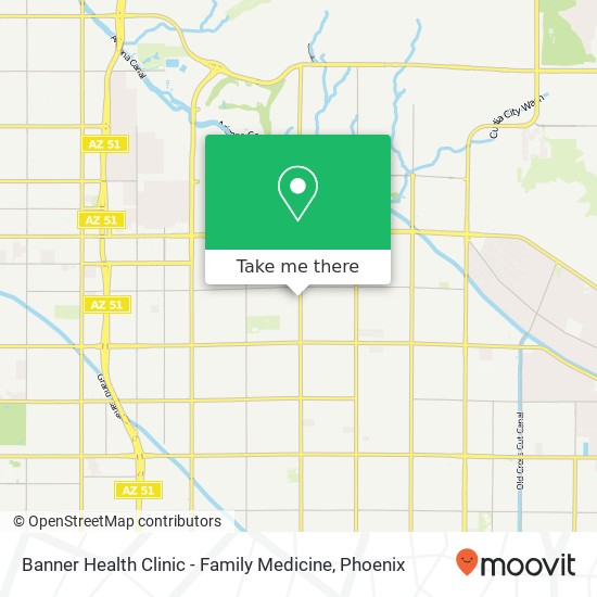 Mapa de Banner Health Clinic - Family Medicine