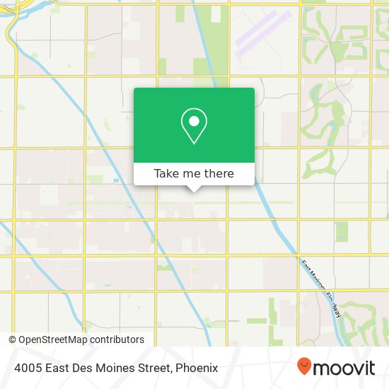 4005 East Des Moines Street map