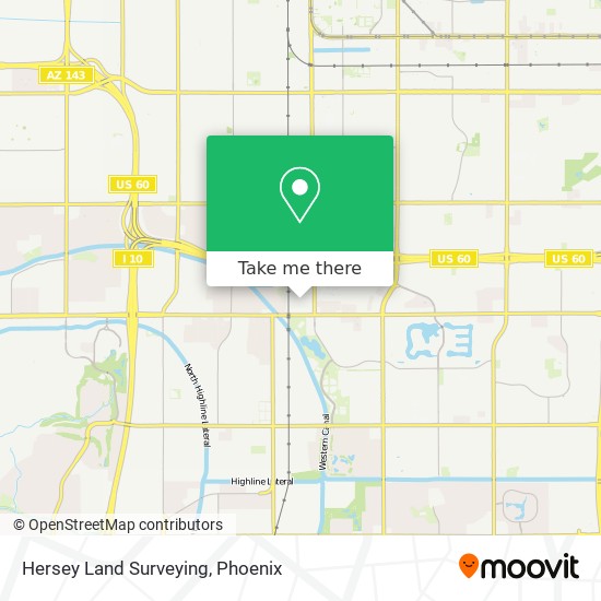 Hersey Land Surveying map