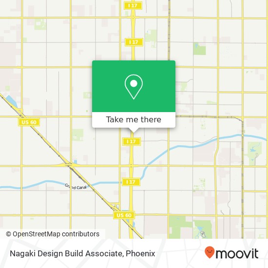 Nagaki Design Build Associate map