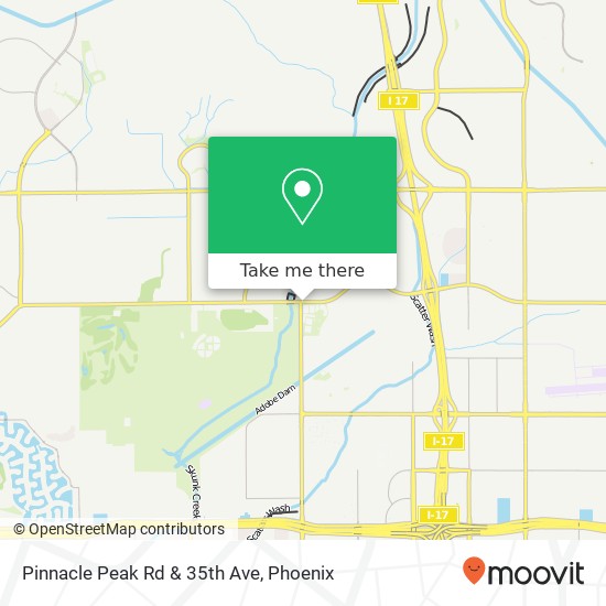 Pinnacle Peak Rd & 35th Ave map