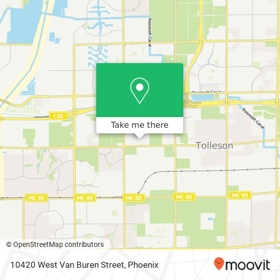 10420 West Van Buren Street map