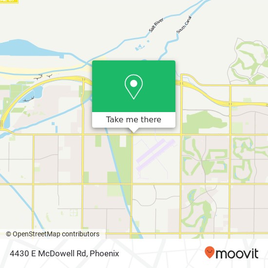 4430 E McDowell Rd map