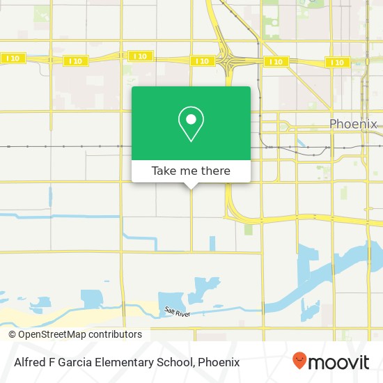 Alfred F Garcia Elementary School map