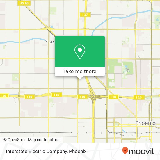 Interstate Electric Company map