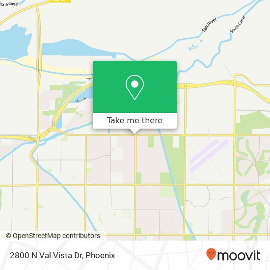 2800 N Val Vista Dr map