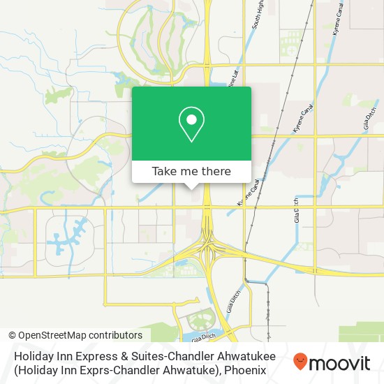 Mapa de Holiday Inn Express & Suites-Chandler Ahwatukee (Holiday Inn Exprs-Chandler Ahwatuke)