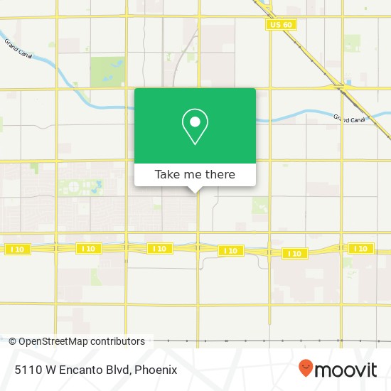 5110 W Encanto Blvd map