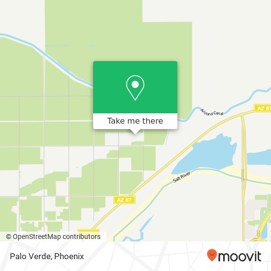 Mapa de Palo Verde