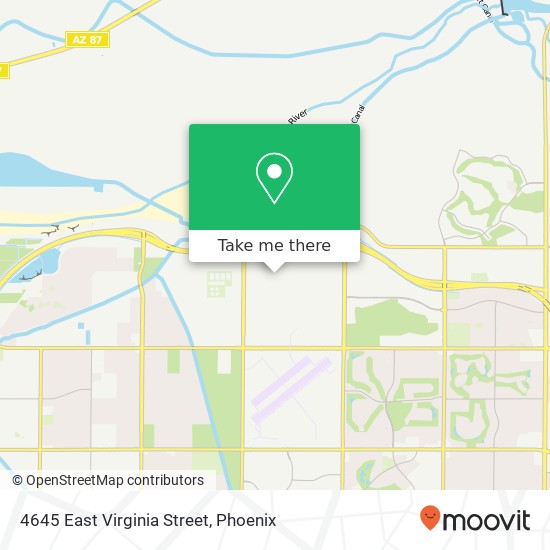 4645 East Virginia Street map