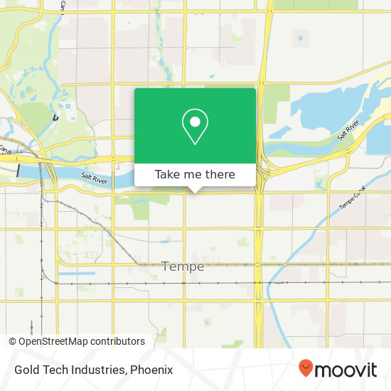 Gold Tech Industries map