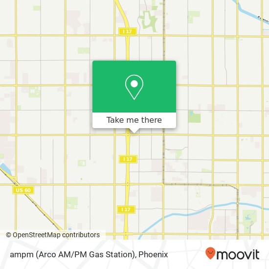 Mapa de ampm (Arco AM/PM Gas Station)