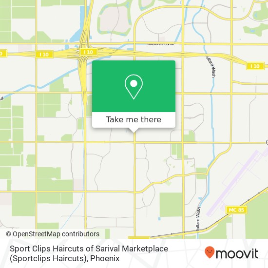 Sport Clips Haircuts of Sarival Marketplace (Sportclips Haircuts) map