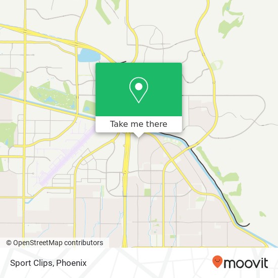 Sport Clips map