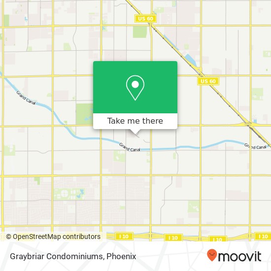 Graybriar Condominiums map