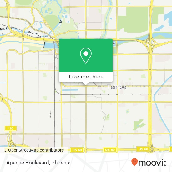 Mapa de Apache Boulevard