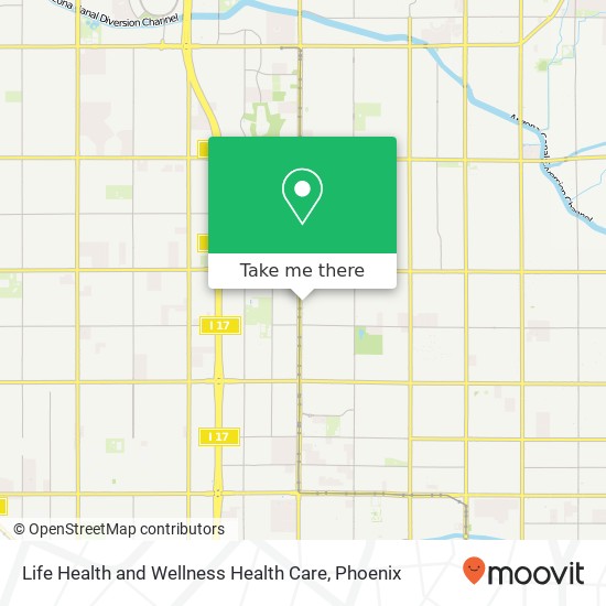 Life Health and Wellness Health Care map