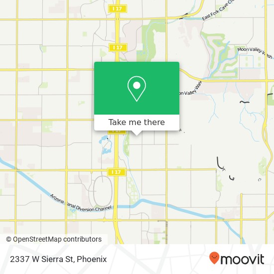 2337 W Sierra St map