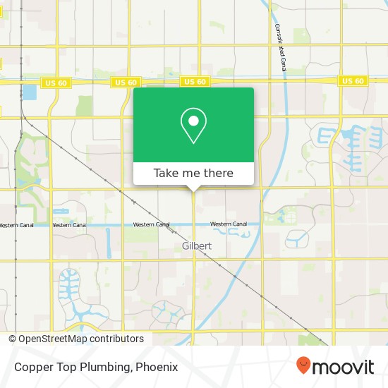 Copper Top Plumbing map