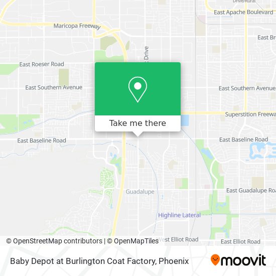 Mapa de Baby Depot at Burlington Coat Factory