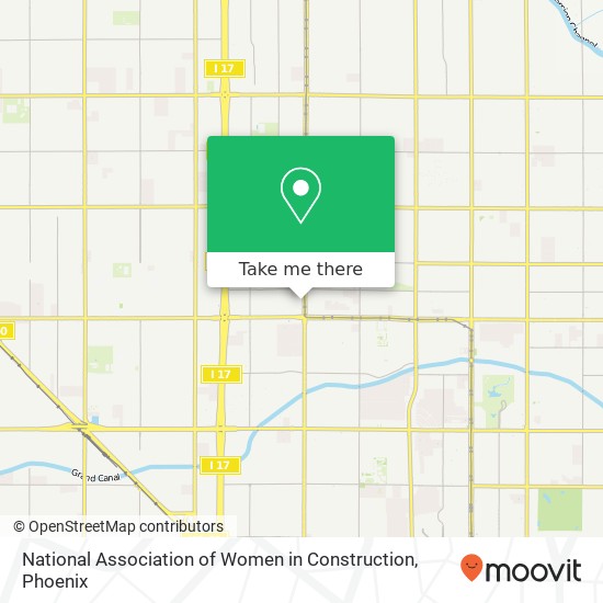 National Association of Women in Construction map
