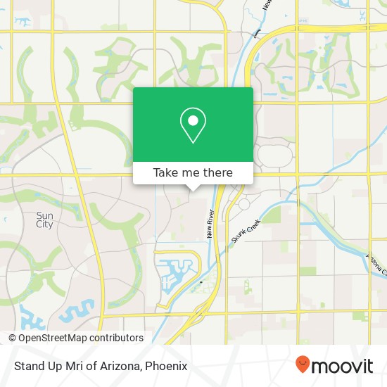 Mapa de Stand Up Mri of Arizona