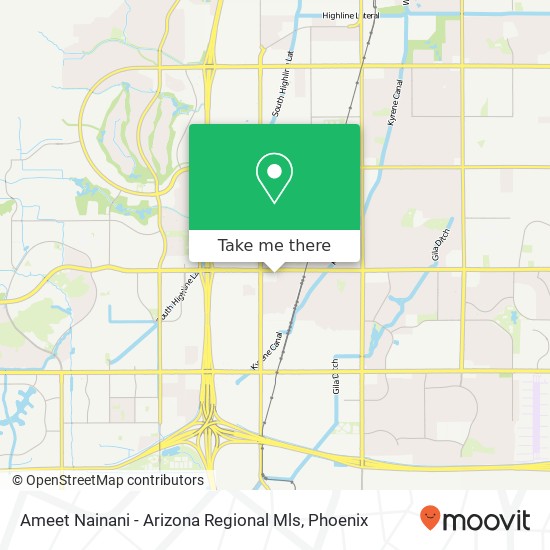 Mapa de Ameet Nainani - Arizona Regional Mls