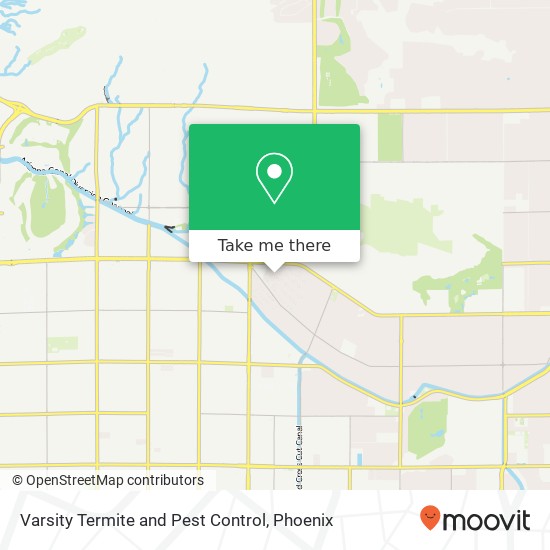 Varsity Termite and Pest Control map