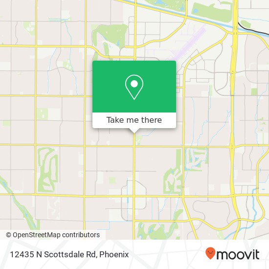 12435 N Scottsdale Rd map