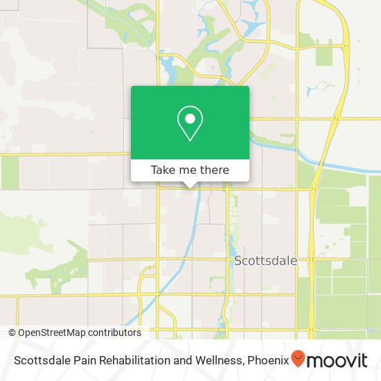 Mapa de Scottsdale Pain Rehabilitation and Wellness