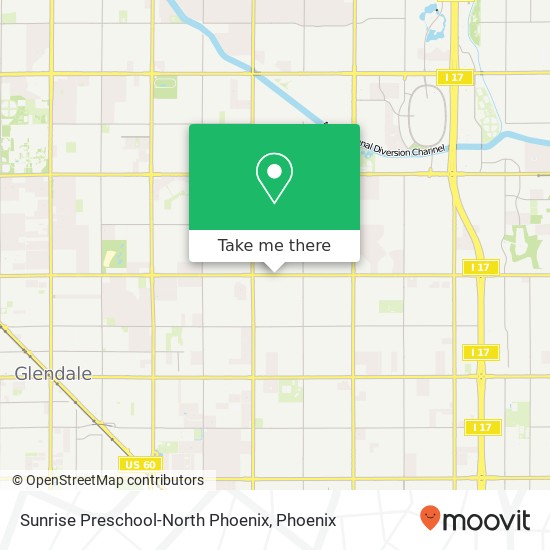 Mapa de Sunrise Preschool-North Phoenix