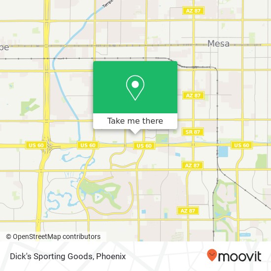 Dick's Sporting Goods map