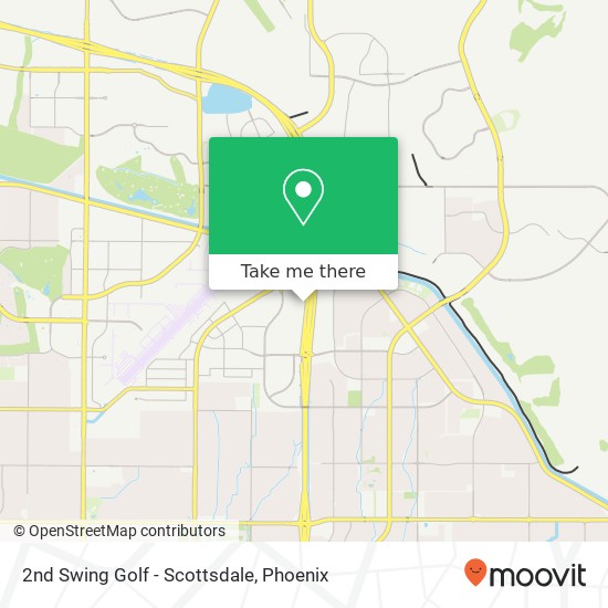 2nd Swing Golf - Scottsdale map