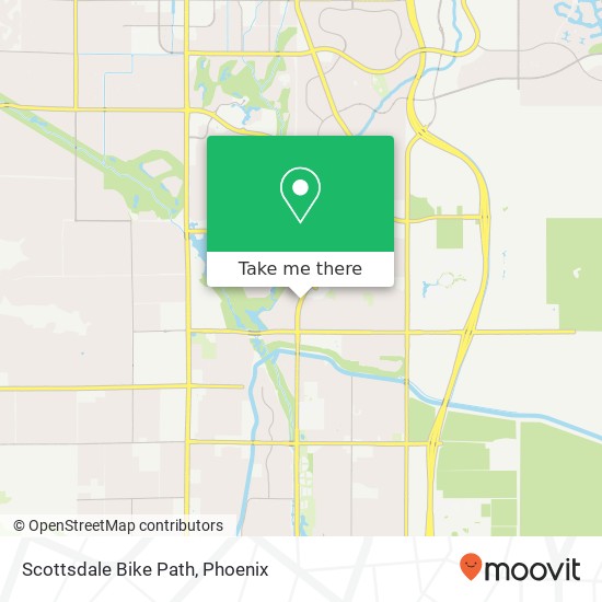 Scottsdale Bike Path map