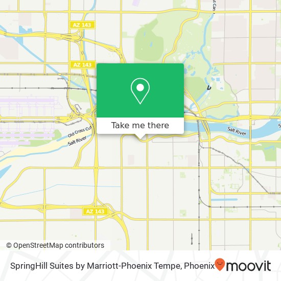 SpringHill Suites by Marriott-Phoenix Tempe map