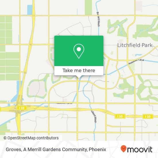 Groves, A Merrill Gardens Community map