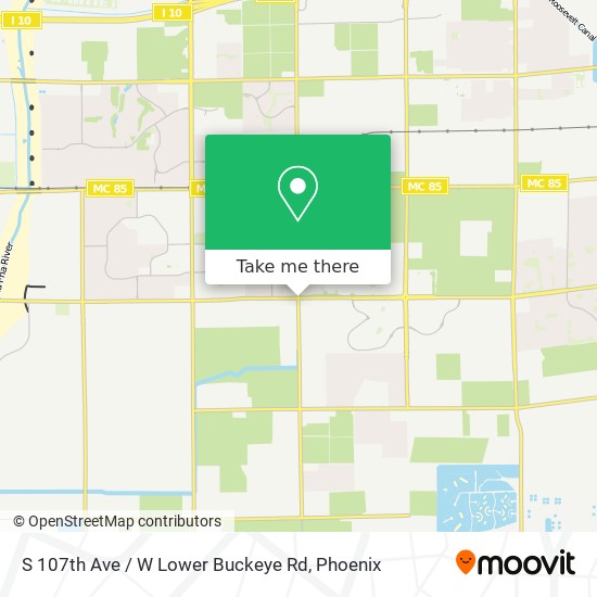 S 107th Ave / W Lower Buckeye Rd map