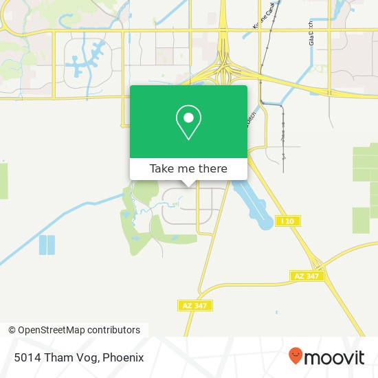 Mapa de 5014 Tham Vog