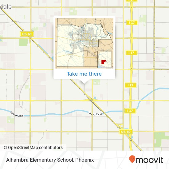 Mapa de Alhambra Elementary School