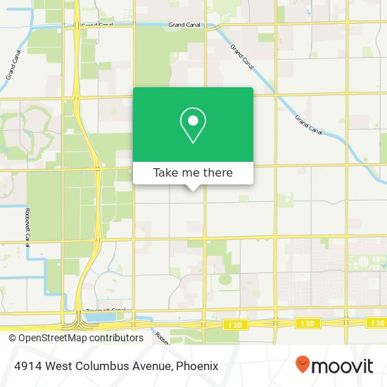 4914 West Columbus Avenue map