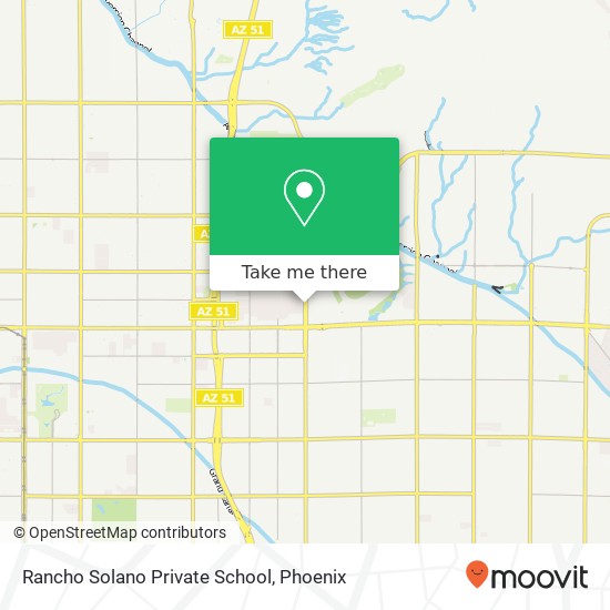Mapa de Rancho Solano Private School