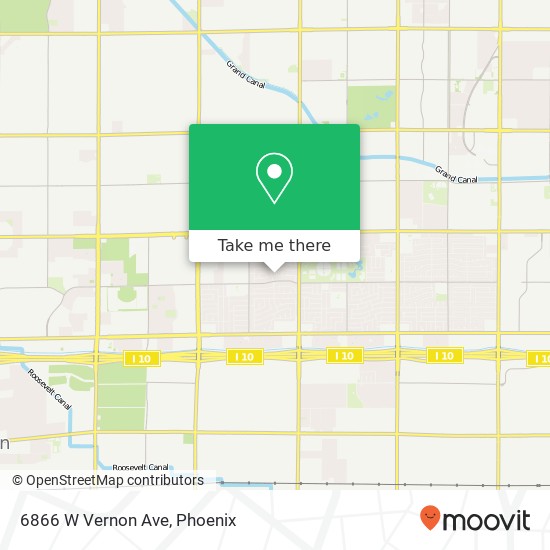 6866 W Vernon Ave map