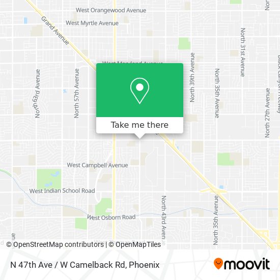 Mapa de N 47th Ave / W Camelback Rd