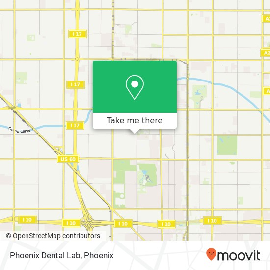 Mapa de Phoenix Dental Lab