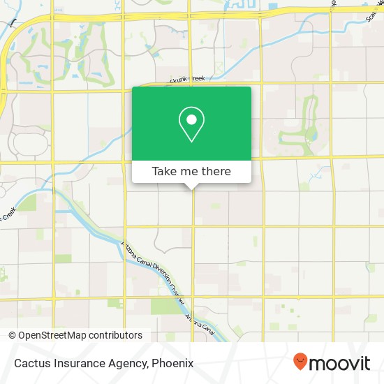 Mapa de Cactus Insurance Agency