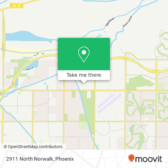 Mapa de 2911 North Norwalk