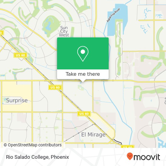 Mapa de Rio Salado College