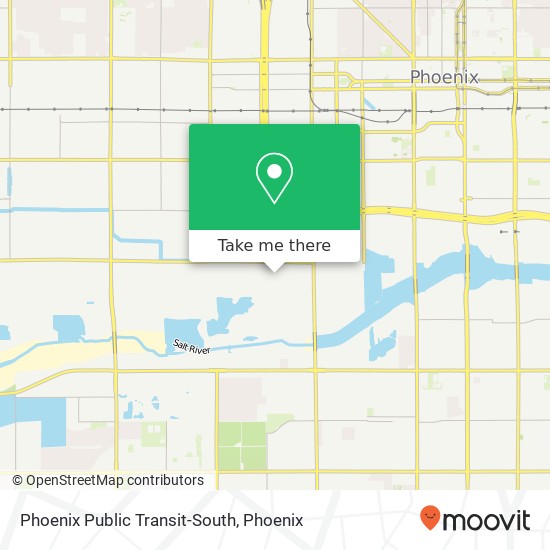 Phoenix Public Transit-South map