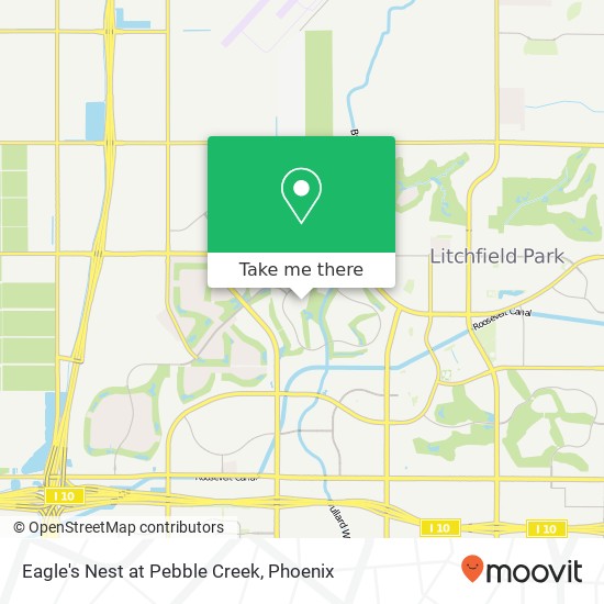 Eagle's Nest at Pebble Creek map